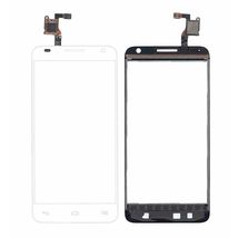 Тачскрін (Сенсорне скло) для смартфона Alcatel OneTouch Idol 2 mini S 6036Y біле
