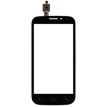 Тачскрин (Сенсорное стекло) для смартфона Fly IQ4404 Spark черный