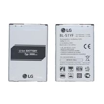 Аккумуляторная батарея для смартфона LG BL-51YF G4 H818 3.85V Silver 3000mAh 11.6Wh
