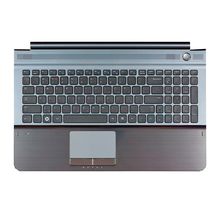 Клавіатура для ноутбука Samsung (RC510) Black, (Gray TopCase), RU