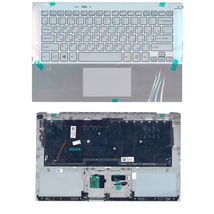 Клавіатура для ноутбука Sony Vaio (SVP11) Silver, (Silver TopCase), RU