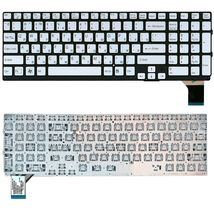 Клавіатура до ноутбука Sony 550120801-035-G / сріблястий - (004297)