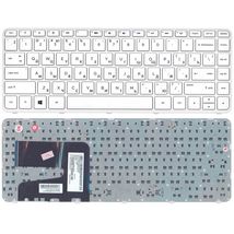 Клавіатура для ноутбука HP Pavilion (14-e) White, (White Frame), RU