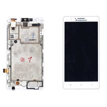 Матрица с тачскрином (модуль) для Lenovo IdeaPhone A536 белый с рамкой