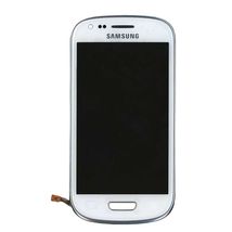 Матриця з тачскріном (модуль) Samsung Galaxy S3 mini GT-I8190 білий з рамкою