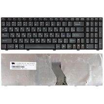 Клавіатура для ноутбука Lenovo IdeaPad (U550) Black, (Black Frame), RU/EN