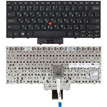 Клавіатура для ноутбука Lenovo ThinkPad Edge (E10, X100, X100E, X120E) з вказівником (Point Stick) Black, Black Frame, RU