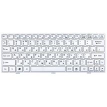 Клавіатура до ноутбука MSI V103622AK1 / білий - (005063)