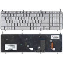 Клавиатура для ноутбука HP Pavilion (HDX18) с подсветкой (Light), Silver, RU