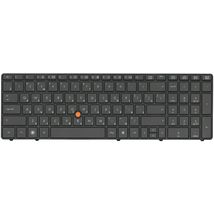 Клавиатура для ноутбука HP V118878CS2 / темно-серый - (005769)