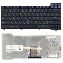 Клавіатура для ноутбука HP Compaq NC6320, NX6310, NX6315, NX6325, NC6310 із вказівником (Point Stick), Black, RU