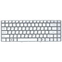 Клавиатура для ноутбука Sony V081678F / белый - (009573)