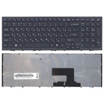 Клавіатура для ноутбука Sony Vaio (VPC-EE, VPCEE) Black, (Black Frame) UA