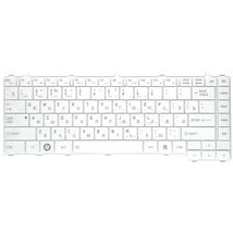 Клавиатура для ноутбука Toshiba AETE2U00030-US / белый - (002692)