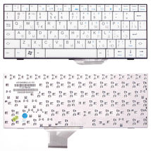 Клавіатура до ноутбука Fujitsu V072405BS2 / білий - (002504)