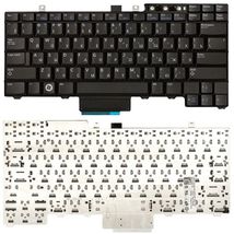 Клавіатура для ноутбука Dell Latitude E5520, E6410, E6400, E5500, E5510, E5410, E6500, E6510, M4500 Black, RU/EN