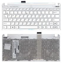 Клавиатура для ноутбука Asus EEE PC 1011, 1015, 1016, 1018, 1025, X101 White, (White Frame) RU