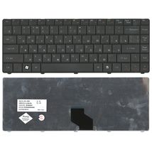 Клавіатура для ноутбука Acer eMachines (D725) Black, короткий шлейф (Short Trail), RU
