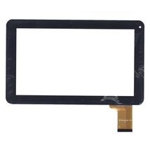 Тачскрин (Сенсорное стекло) для планшета UK090256-FPC черный. Внешний размер 232*142 мм, рабочий размер 198*112 мм, 50 pin