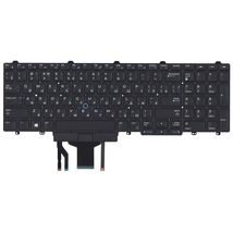 Клавиатура для ноутбука Dell 0FP37Y / черный - (058762)