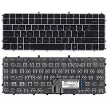 Клавіатура для ноутбука HP Envy (4-1000, 6-1000) Black, (Silver Frame) RU