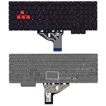 Клавиатура для ноутбука HP 15-CE051NR / черный - (064452)