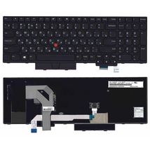 Клавиатура для ноутбука Lenovo Thinkpad (T580) Black, (Black Frame), RU