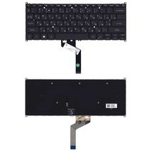 Клавиатура для ноутбука Acer Aspire Swift 5 SF514-52T с подсветкой (Light), Black, RU