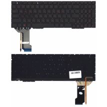 Клавиатура для ноутбука Asus (GL753 FX553VD) Black с красной подсветкой (Light), RU